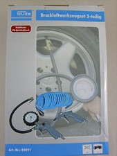 Güde Druckluft Kompressor Set 3tlg Reifenfüller Ausblaspistole Druckluftschlauch