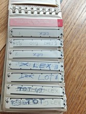 HP Hewlett-Packard Program Cards – benutzt / beschriftet – HP-65/67/97