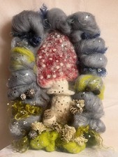 Nadelgefilztes 3D Wollbild