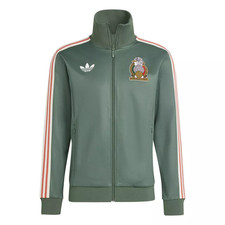 Adidas Original Trainingsjacke Mexico Beckenbauer Reißverschluss Retro Mens Grün