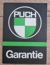 Garantiekarte Garantieschein Puch Fahrrad 1980