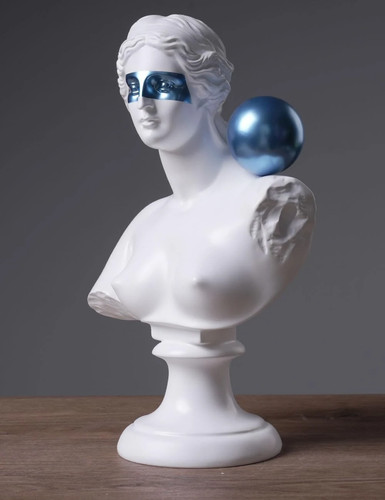 Moderne skulptur weiss - moderne,