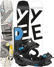 YES Snowboard Set Snowboardset FIRST BASIC 2024 inkl. HEAD LYTRIDE JR black