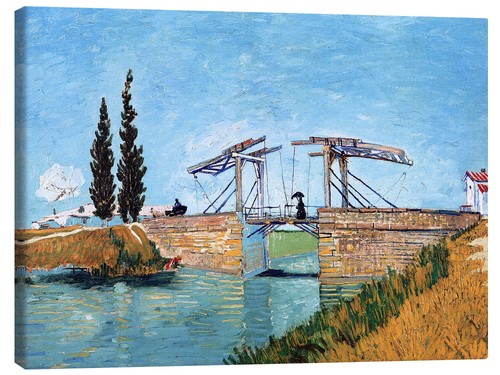 Leinwandbild die zugbrücke - die, in
