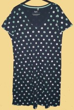 NACHTHEMD marine getupft