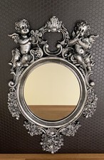 Wandspiegel barock optik engel - wandspiegel,