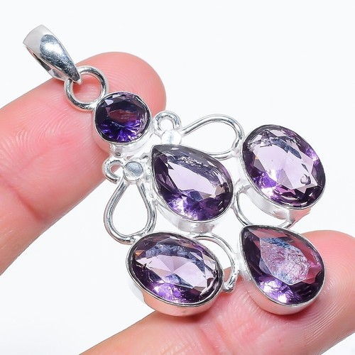 Handgefertigter lila amethyst - handgefertigter,
