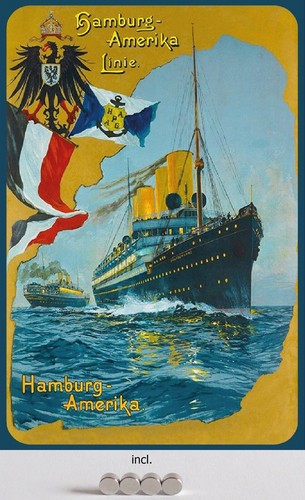 Blechschild 20x30 hamburg - blechschild,