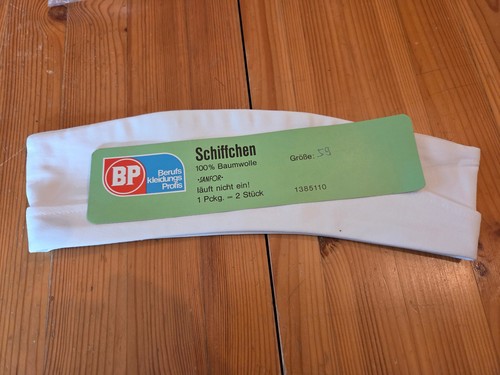 Schiffchen kochmütze - bp,