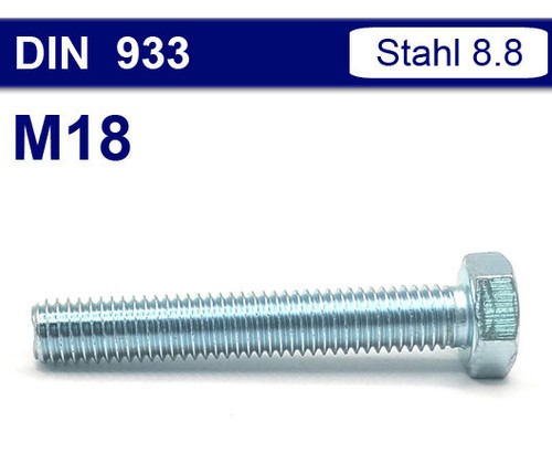 M18 sechskantschrauben - m18,