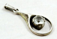 DESIGNER Anhänger 70s 925 Sterling Silber Sten & Laine Finnland silver pendant 