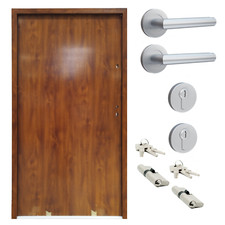 Ausstellungstür #KI02 GE Nebeneingangstür ATU68 Tür  DIN Rechts 110x207cm