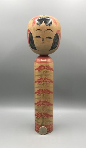 Große alte japanische kokeshi - große,