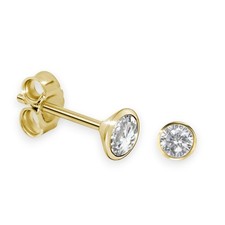 Ohrstecker mit Diamant Brillant 0,20 ct. Gold 585/000