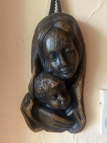 Wachsfigur madonna mit - wachsfigur, kind