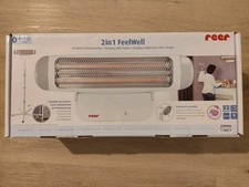ReeR 2in1 FeelWell Wickeltisch-Wärmestrahler - Weiß/Grau 