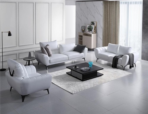 Ledersofa couch wohnlandschaft - couch,