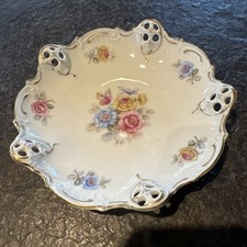 Rosenthal Moduliere Alte kleine Schale mit Blumenmuster