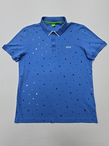 Boss herren poloshirt blau - poloshirt,