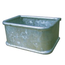 Rechtecktrog Metall Pferdetrog