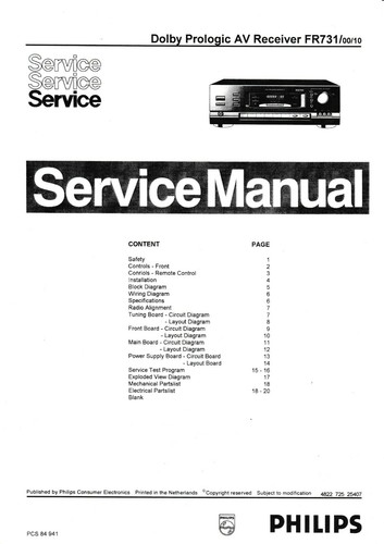 Service manual anleitung - service, manual-anleitung