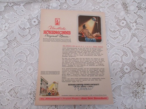 1938 werbeausgabe reklame - werbeausgabe,