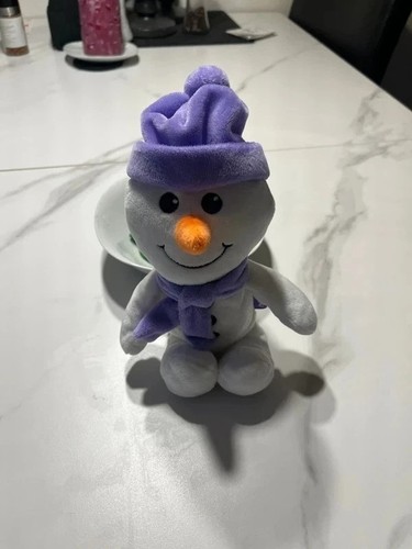 Weiß lilaner schneemann - weiß/lilaner,