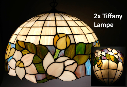 2er set tiffany stil lampen - set, tiffany-stil