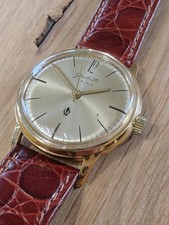 GUB Glashütte Herren Armbanduhr 1Q Chronometer Kal. 70.3 Handaufzug Vintage DDR