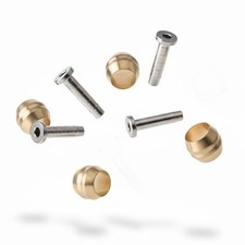 4x Olive + Pin passend für