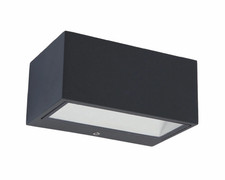 LUTEC Gemini LED Außenwandleuchte 2-fach 4000K 10,5W IP54 Grey