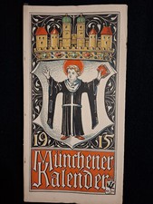 Münchener Kalender für 1915, Otto Hupp, Verlagsanstalt vorm. G.I.Manz Aktien-Ges