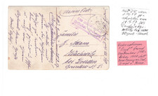 9E Feldpost Marineschiffspost MSP 25 SMS "Emden" 1.10.1917 Libau Verzög. Oesel-U