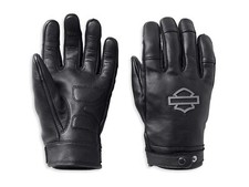 Harley-Davidson Metropolitan Lederhandschuhe Moto-Stil Touchscreen schwarz S-3XL