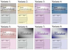 Terminkarten neutral