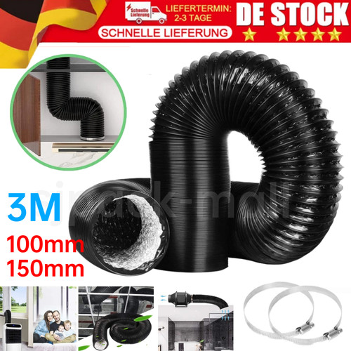 ø100 150mm abluftschlauch - 3m,