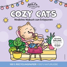Cozy Cats | Niedliches Malbuch