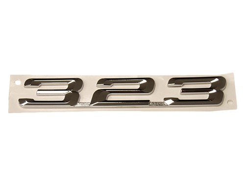 Type mark 323 chrome - type, emblem
