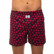 D.E.A.L International Boxershorts Blau mit Herz-Motiv