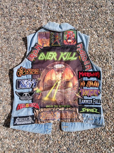 Vintage battlevest kutte heavy - battlevest,