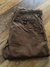Braune Chino Herren Jeans Gr 34/34 Neu Ohne Etikett Sehr Weicher Stoff