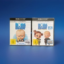 The Boss Baby 1+2 (4k + Blu Ray), Teil 2 OVP und Teil 1 Wie Neu Aus Sammlung 