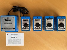 Titan 108 Universal Trafo 220 V mit 4 Bahnschaltgeräten, gebraucht
