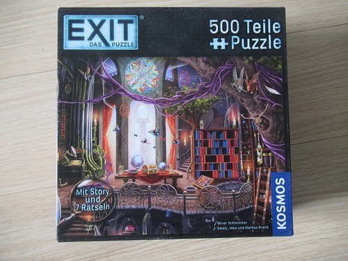 Exit puzzle die - -die, bibliothek