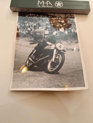 Original foto motorrad rennen - foto,