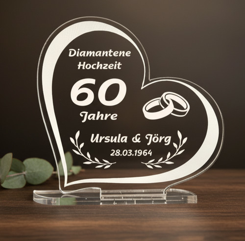 Geschenk diamantene hochzeit - geschenk,