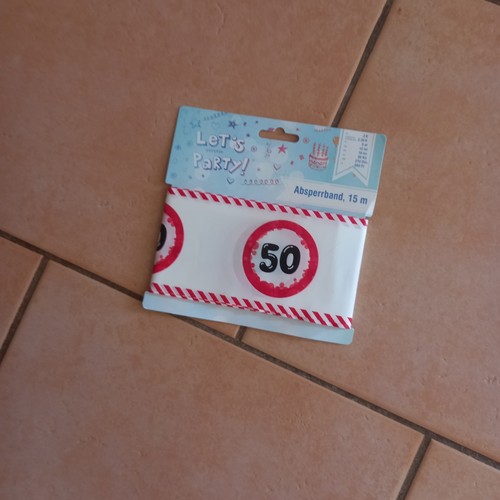 Deko absperrband 50ter - deko,