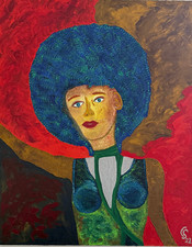 Bild Locken Spachtel Pinsel