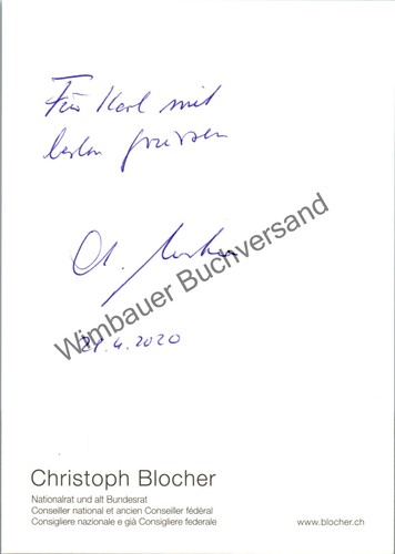 Original autogramm christoph - autogramm,