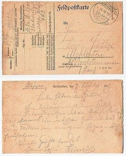 66534 feldpostkarte türkei - feldpostkarte,